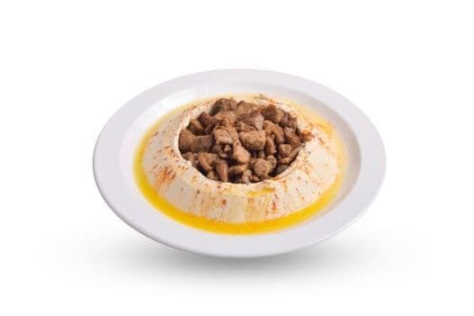 حمص مع اللحمة