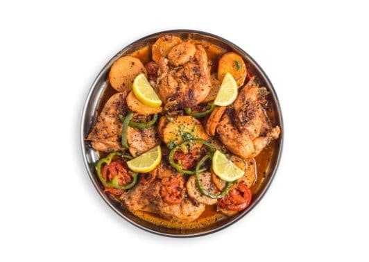 صينية دجاج مع البطاطس