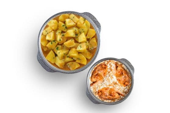 طبخة يخنة بطاطا مع الدجاج